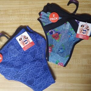 Brand New 4 Pair Of Plus Size Parade Women Thong Panties Sci